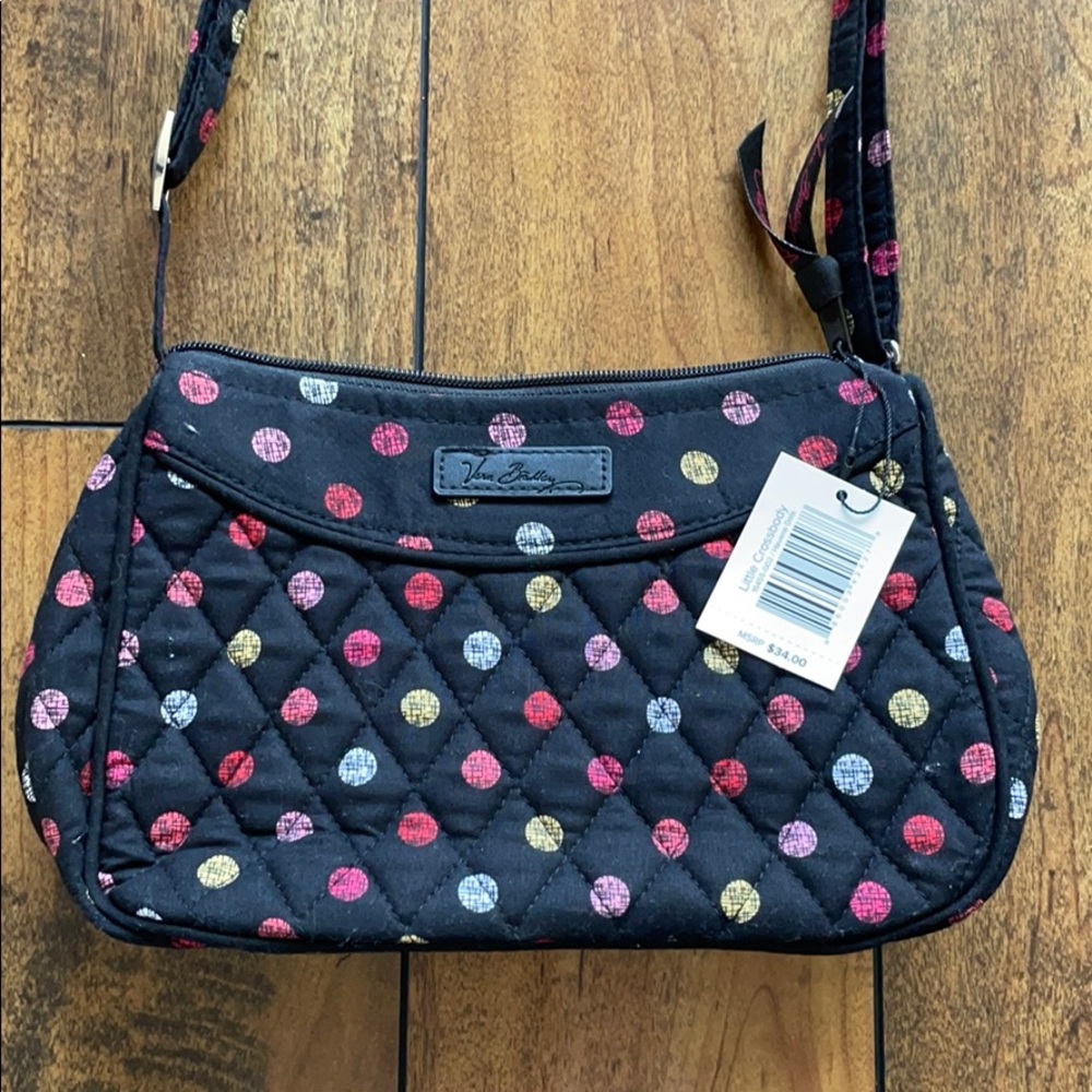 Vera Bradley Little Crossbody (Havana Dots)
